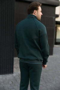 Теплий чоловічий костюм зі стойкою Maverick Зелений - Зображення 11