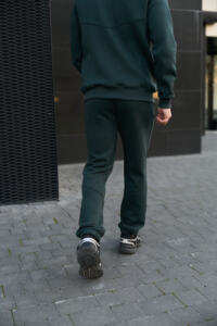 Теплий чоловічий костюм зі стойкою Maverick Зелений - Зображення 12