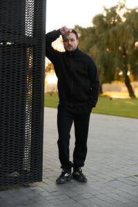 Теплий чоловічий костюм зі стойкою Maverick Чорний - Зображення 3