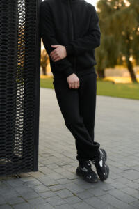 Теплий чоловічий костюм зі стойкою Maverick Чорний - Зображення 5