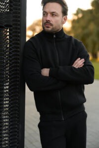 Теплий чоловічий костюм зі стойкою Maverick Чорний - Зображення 6