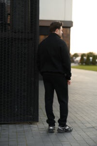 Теплий чоловічий костюм зі стойкою Maverick Чорний - Зображення 10