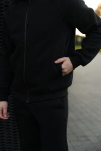 Теплий чоловічий костюм зі стойкою Maverick Чорний - Зображення 13