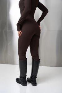 Термокомбінезон жіночий на блискавці micro thermo-фліс Шоколадний - Зображення 10