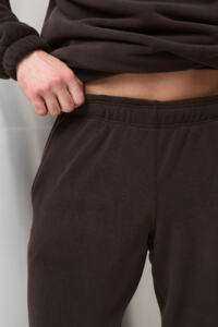 Теплий чоловічий костюм на флісі Teddy Fleece Шоколадний - Зображення 17