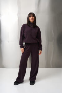 Теплий жіночий костюм на флісі Narena Fleece Deep Plum