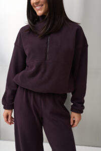 Теплий жіночий костюм на флісі Narena Fleece Deep Plum - Зображення 8