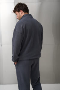 Теплий чоловічий костюм на флісі Teddy Fleece Графіт - Зображення 6