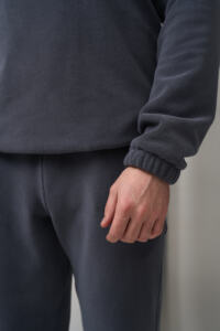 Теплий чоловічий костюм на флісі Teddy Fleece Графіт - Зображення 10