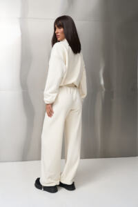 Теплий жіночий костюм на флісі Narena Fleece Айворі - Зображення 7