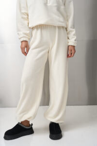 Теплий жіночий костюм на флісі Narena Fleece Айворі - Зображення 10