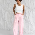 Штани палаццо Camila - Рожевий